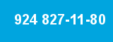 924 827-11-80 924 827-11-80